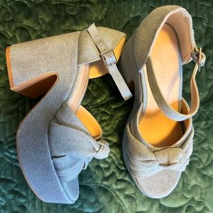 Jean platform heels